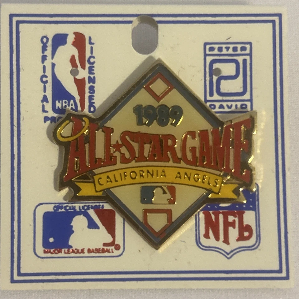 All Star Game California Anaheim Angels Collector Pin Vintage 1989 - Image 2 of 3