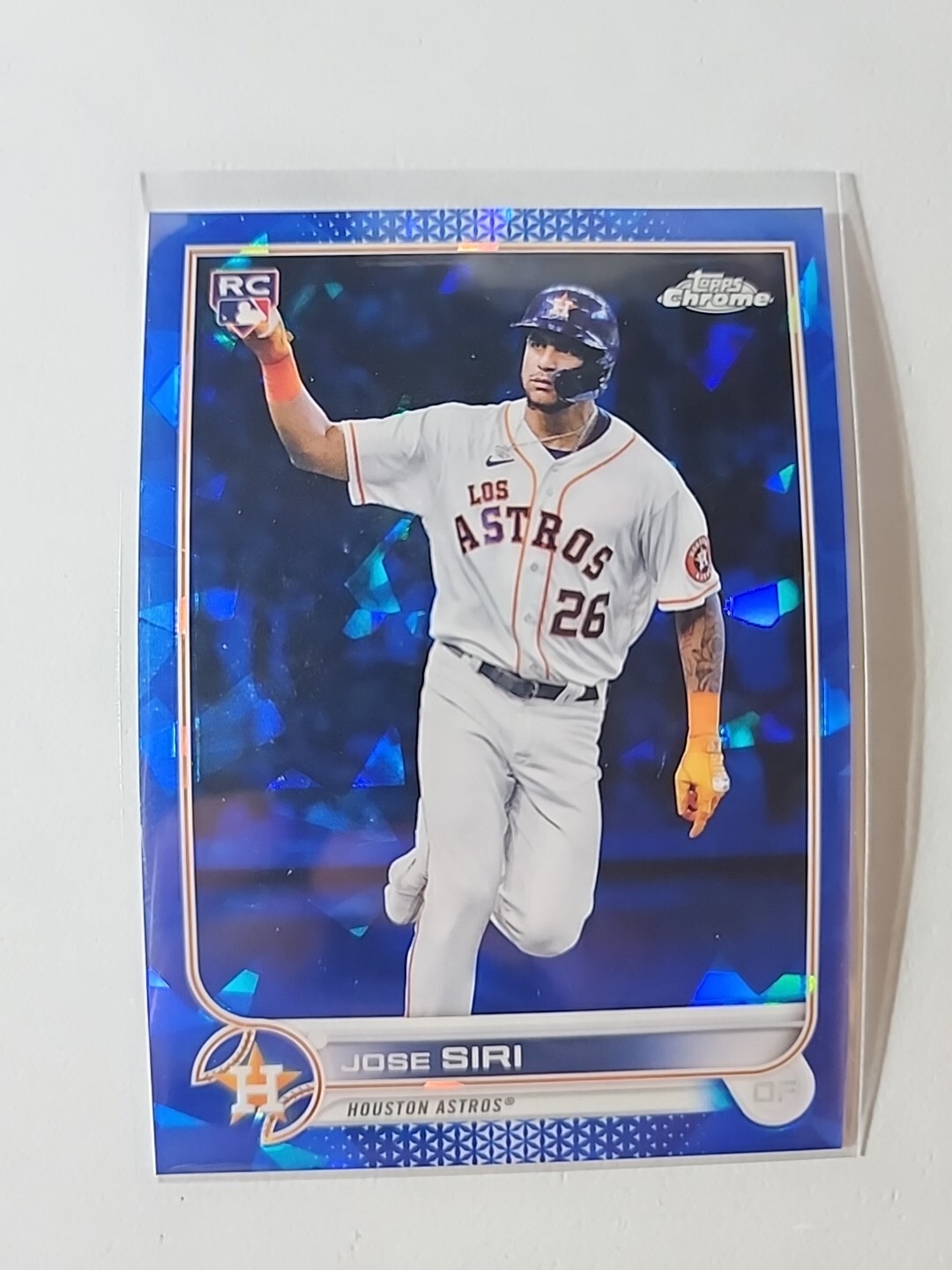 Jose Siri 2022 Topps Chrome Sapphire RC #599 - Houston Astros