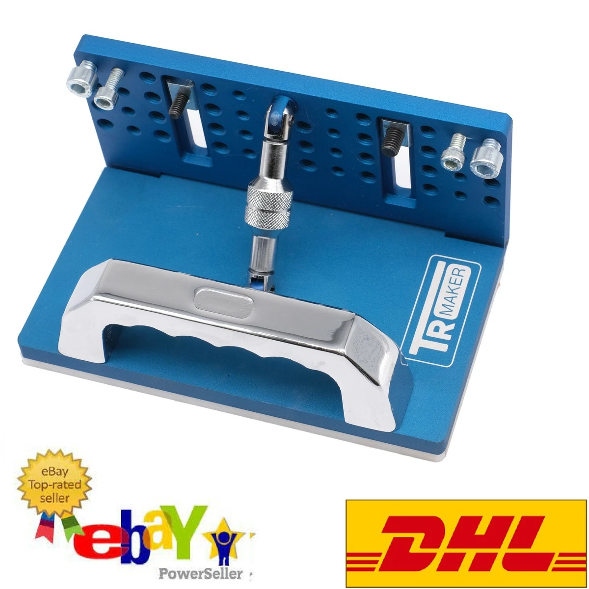 TR Maker Belt Grinder Adjustable Knife Grinding Jig BLUE Color