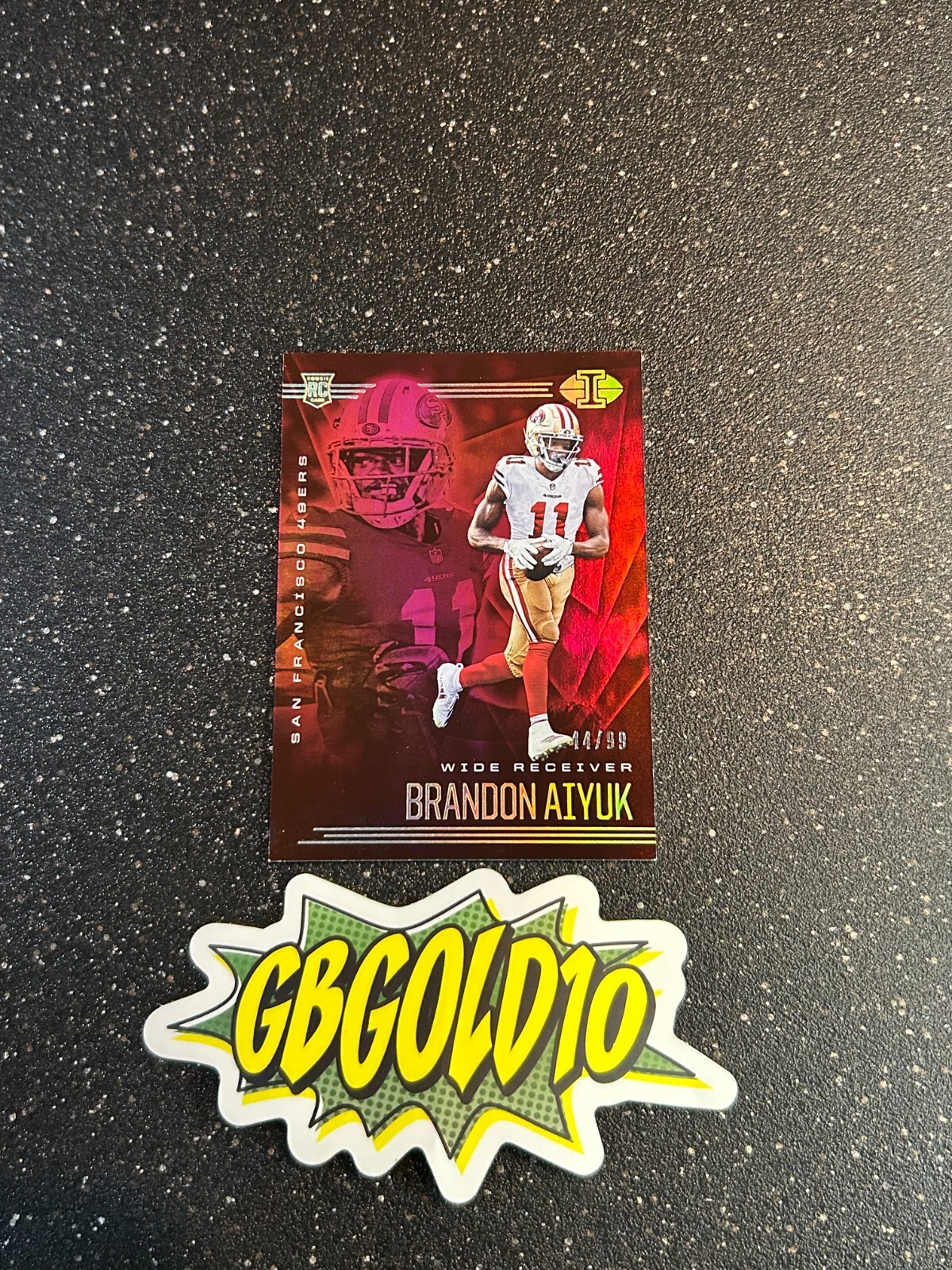 2020 Panini Illusions - Brandon Aiyuk #27 (RC) Red /99