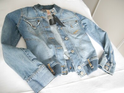 Freeman T Wear Jacket Denim Jacket Size M Model Happy Blue Value