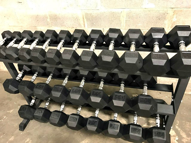 Empire Rubber HEX Dumbbells 5-50LB (NEW) - BUYER PAYS SHIPPING Empire Rubber HEX Dumbbells 5-50LB (NEW) - BUYER PAYS SHIPPING