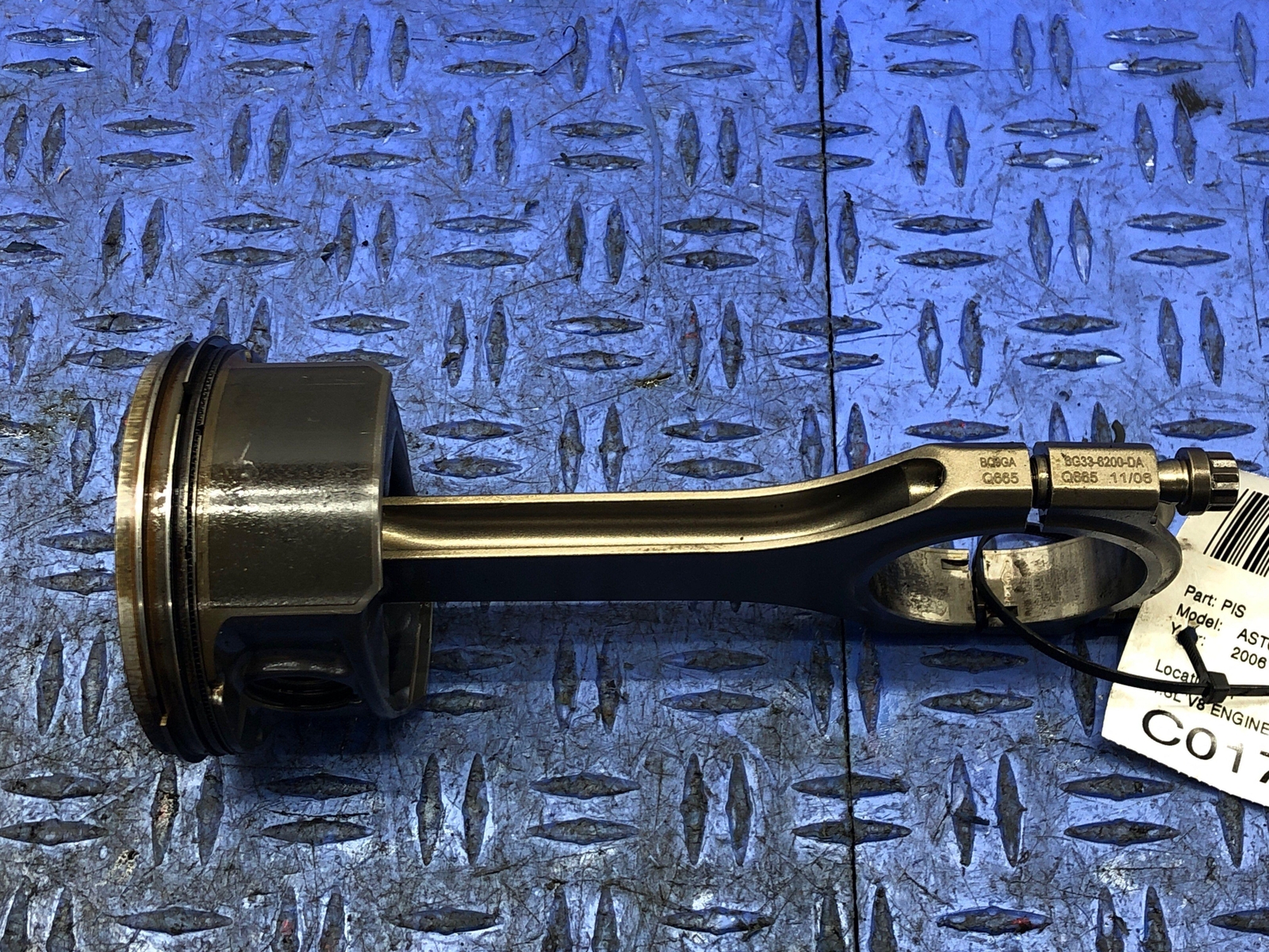 2006-2018 ASTON MARTIN VANTAGE V8 4.3L V8 ENGINE PISTON W/CONNECTION ROD OEM
