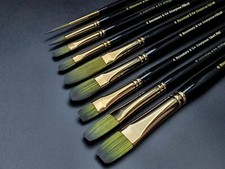 Rosemary & Co Set 160 Evergreen Pochade Brushes Fast Shipping