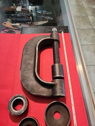 Juego de 6 piezas de prensa de rótulas Snap-on Tools CJ76D10 EN estado de funcionamiento vintage - Imagen 4 de 9