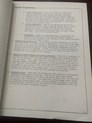 The Challenge by Lancer Engineering 1960’s Catalog of Engine Casting Kits V8 - Picture 4 of 12