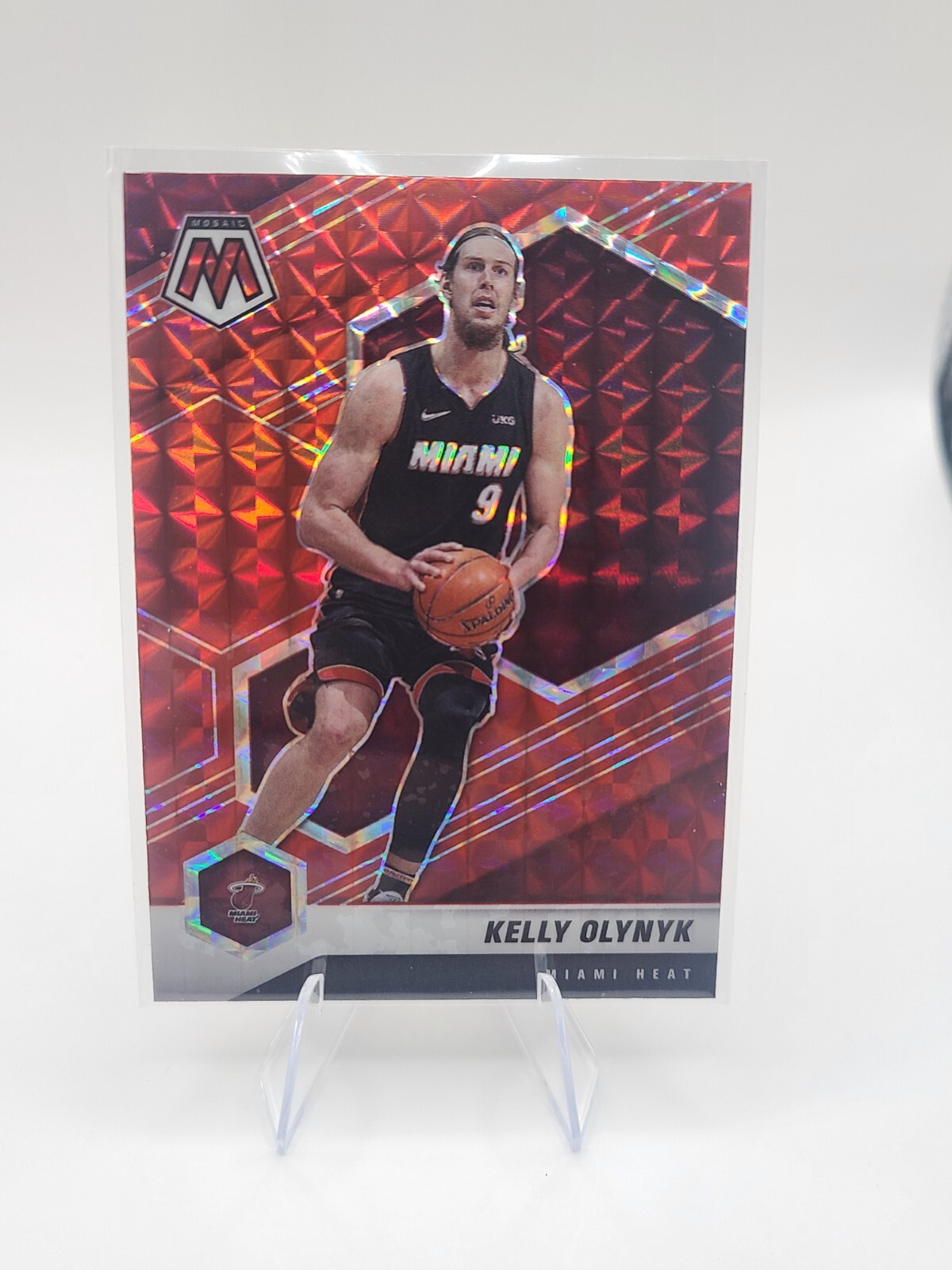 2020-21 Panini Mosaic Choice Kelly Olynyk Fusion Red