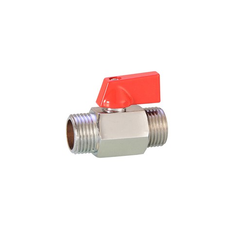 1/8" 1/4" 3/8" 1/2"Red Mini Ball Valve Stainless Steel Ball Valve Male to Female - Picture 3 of 15