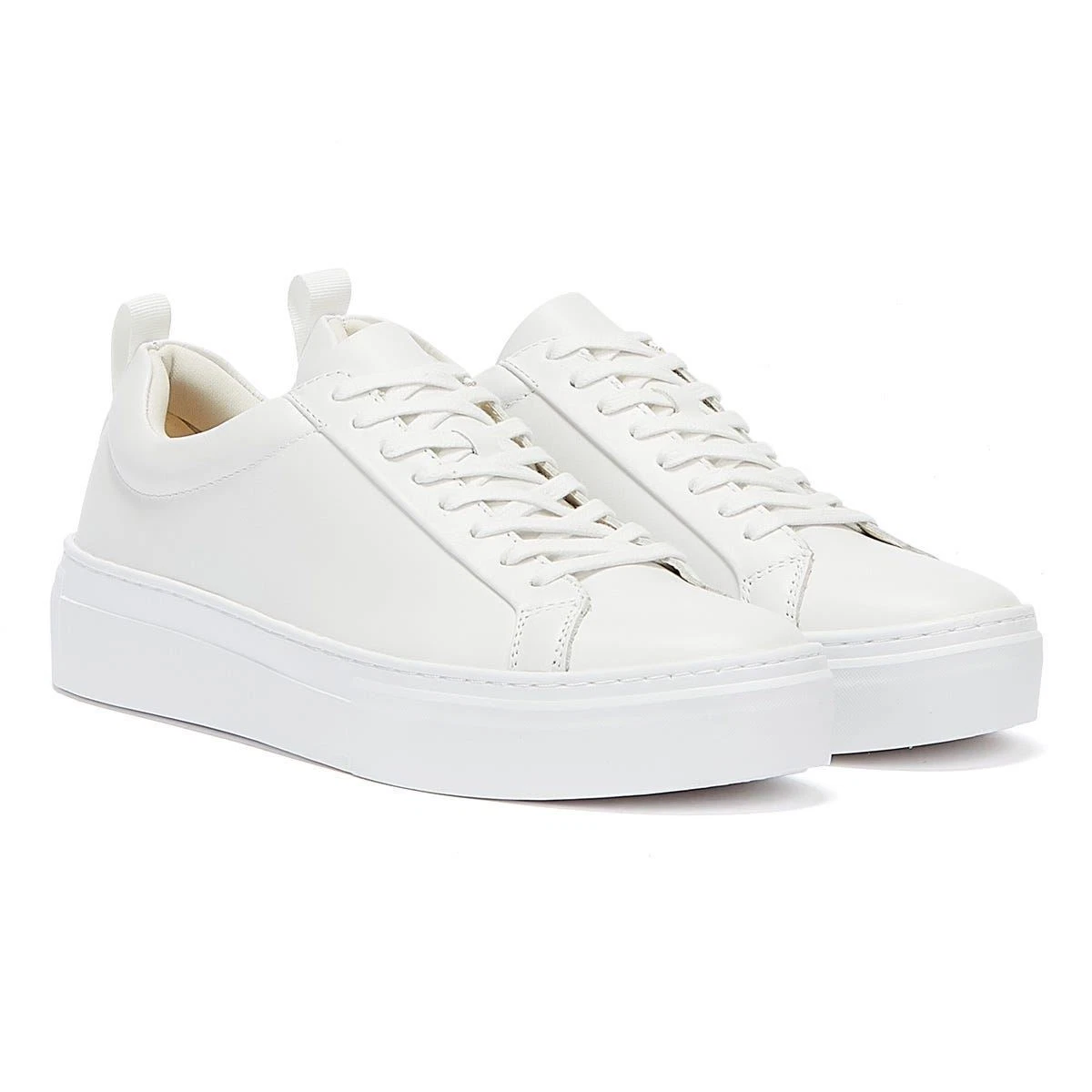 Vagabond Platform Lace Womens White Trainers