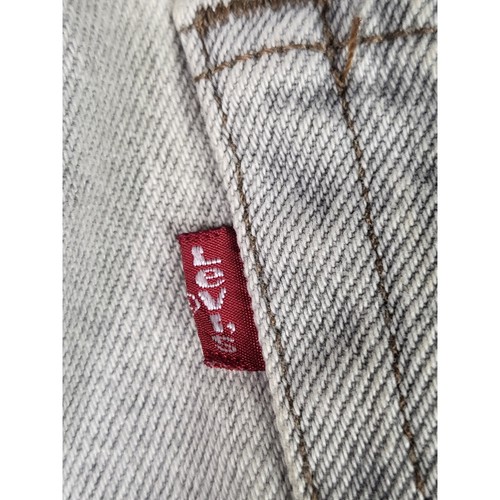 Vintage Levi's 501 Jeans Straight Leg Button Fly USA Made Denim 90s Men Sz 31X32 - Picture 7 of 12