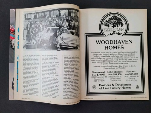 1979 NASCAR Ontario Los Angeles Times 500 Programm, Benny Parsons Sieg #14 - Bild 6 von 12