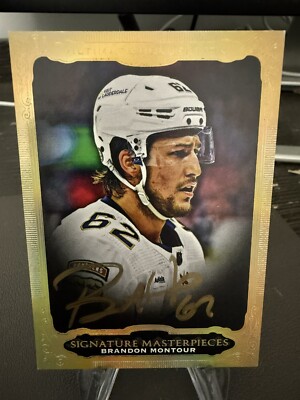 Brandon Montour 23/24 Upper Deck Ultimate Signature Masterpieces USM-BM