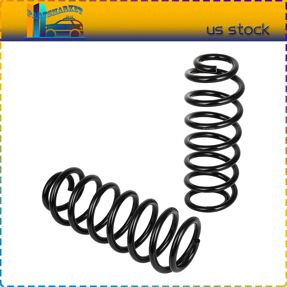 1 juego de muelles helicoidales traseros para Dodge Grand Caravan 2008-20 Chrysler Town & Country VW Foto 3 de 4