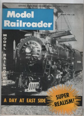 Model Railroader Mag A Day At East Side Realism August 1958 041122RNON