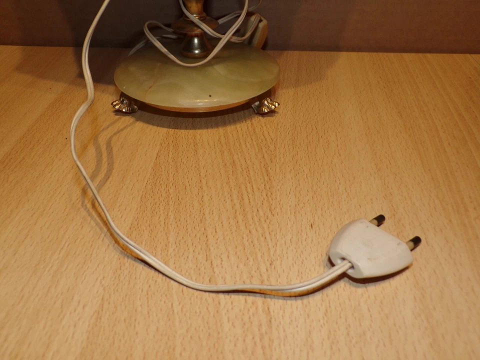 Lampe de table vintage style onyx ( 46 cm de haut ) - Photo 4/4