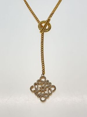 【関税&送料込】Loewe Loewe Necklace LOEWE Women's SV925 Necklace with Gold Top Used | eBay
