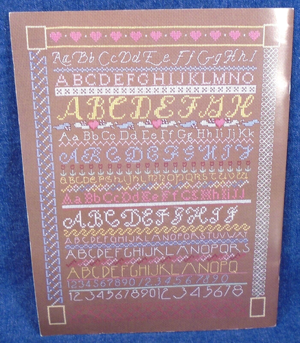 Alphabet Treasury 2nd Jean Farish Needleworks Cross Stitch Pattern Booklet - Picture 2 of 2