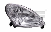 Links TYC 20-6258-25-2 Hauptscheinwerfer FüR CitroËN