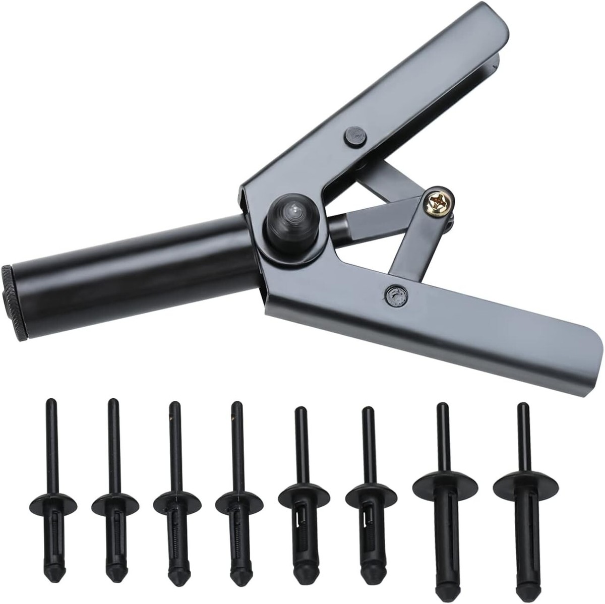 Polyoxymethylene POM Rivets Kit 41-Piece Plastic Rivet Gun Kit With ...