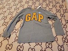 baby Gap New Girls Gray Yellow Logo Long Sleeve 5 Years