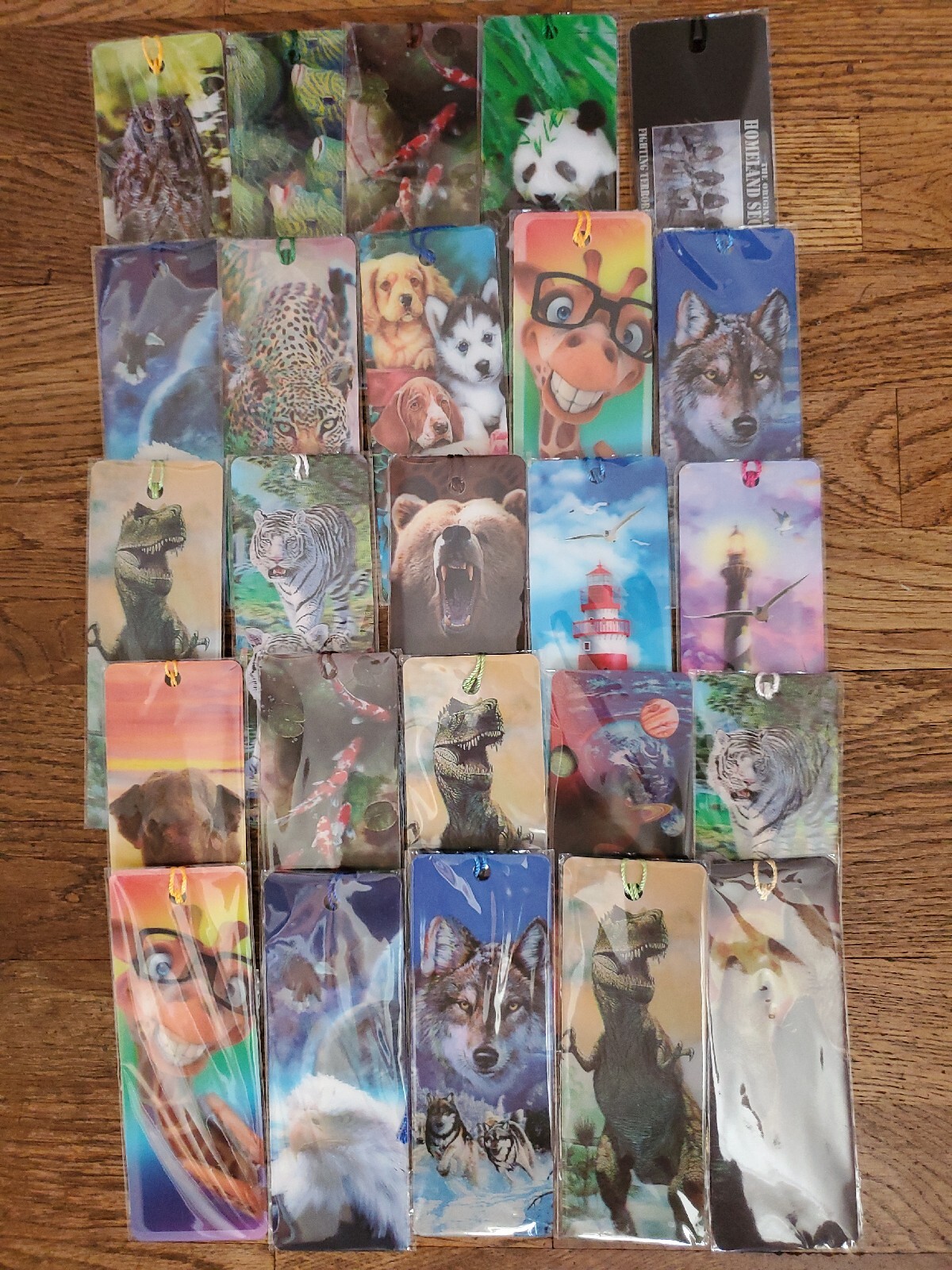 3D Bookmarks with Depth - Wholesale Lot of 25 Random Mix