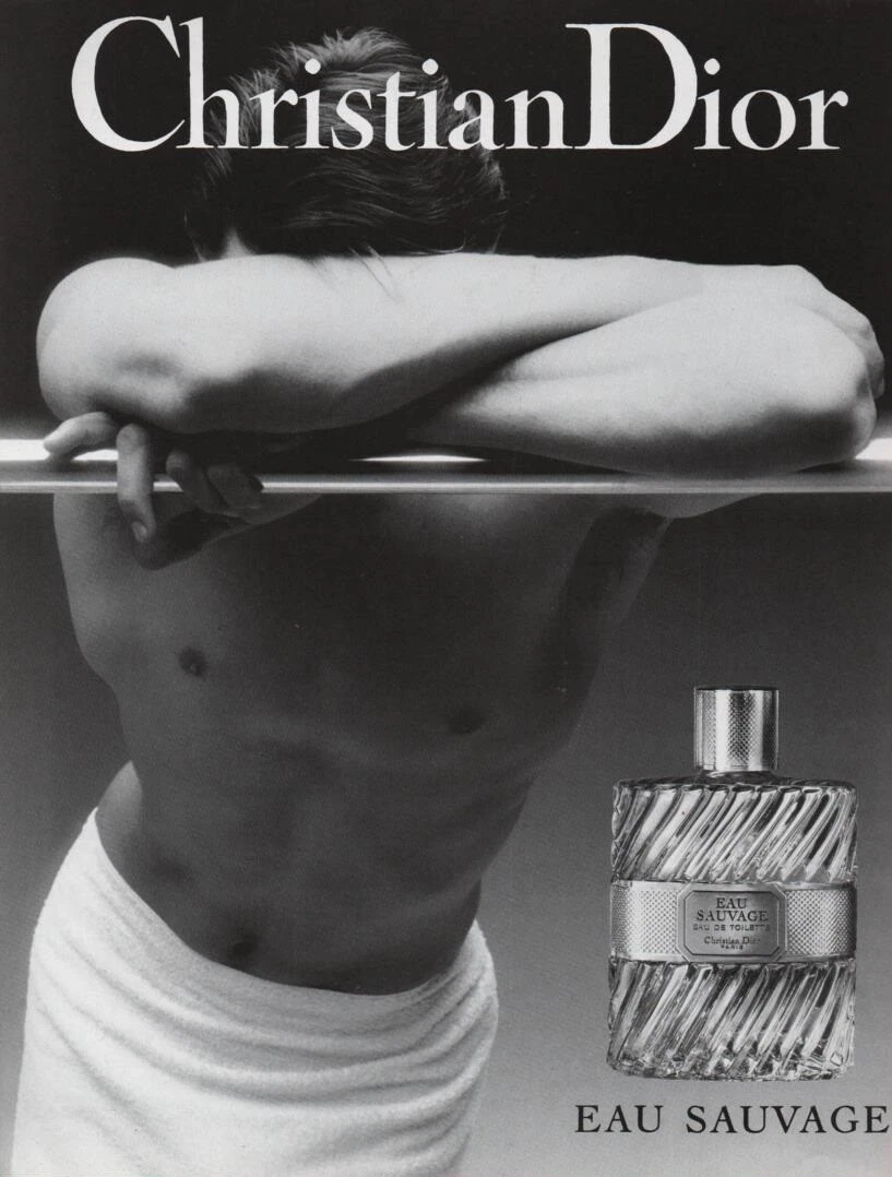 Publicité papier Parfum. Perfume ad. Dior Eau Sauvage 1995 France 