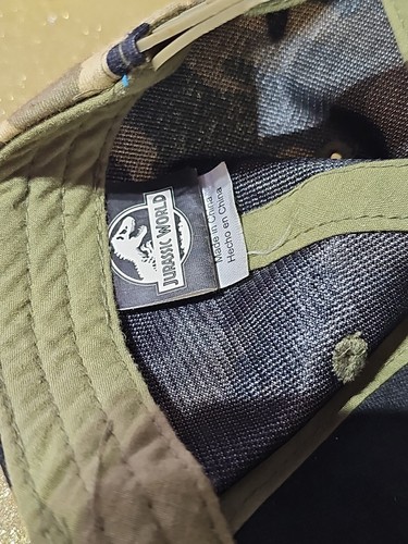 Jurassic World Youth Adjustable Snapback Camo Hat with Patch - Picture 5 of 6