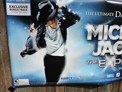 Michael Jackson The Experience Huge Vinyl Game Poster 6' x 3' 2