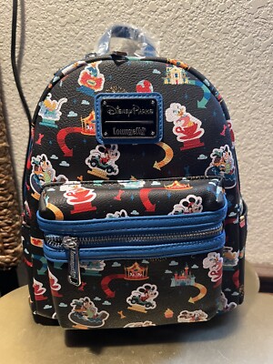 Loungefly Disney Parks Play At The Park Mini Backpack  NWT