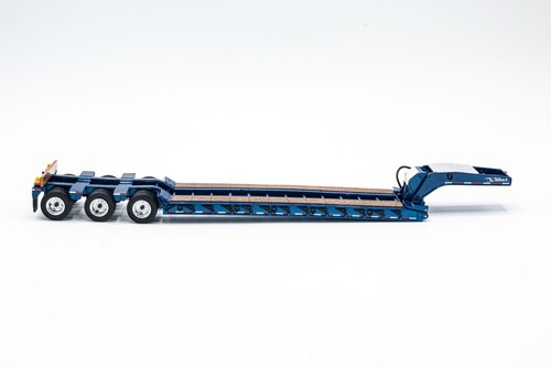 NEW 2023 1/50 First Gear Peterbilt 367 w/ Talbert Lowboy - Sovereign Blue - Picture 19 of 21