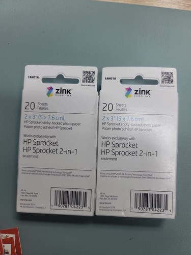 HP Sprocket 2nd Edition in Luna Pearl lot - Picture 6 of 6