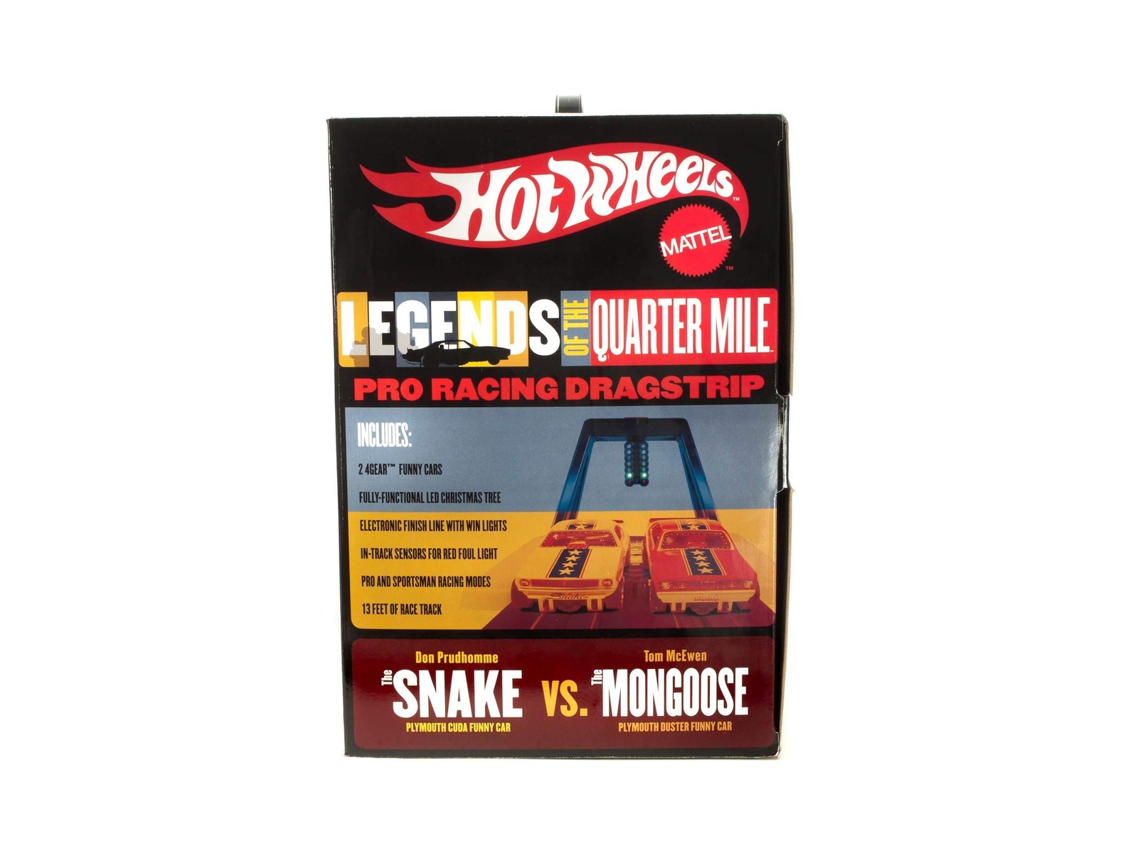 Auto World Hot Wheels Slot Car Racing Set Snake v. Mongoose 13 Foot