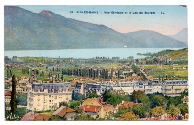 10 210- AK * Aix les Bains- Vue generale et la Lac du Bourget 1936
