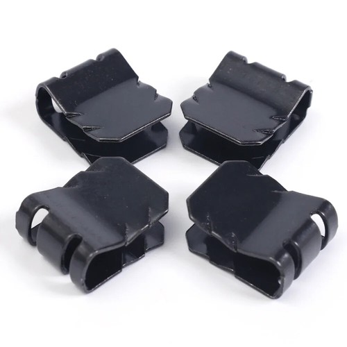10pcs Car Front Fender Bumper Cover U-shape Clip for Engine Guard Buckle Black - Picture 15 of 19