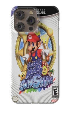 Super Mario Sunshine Gamecube phone case