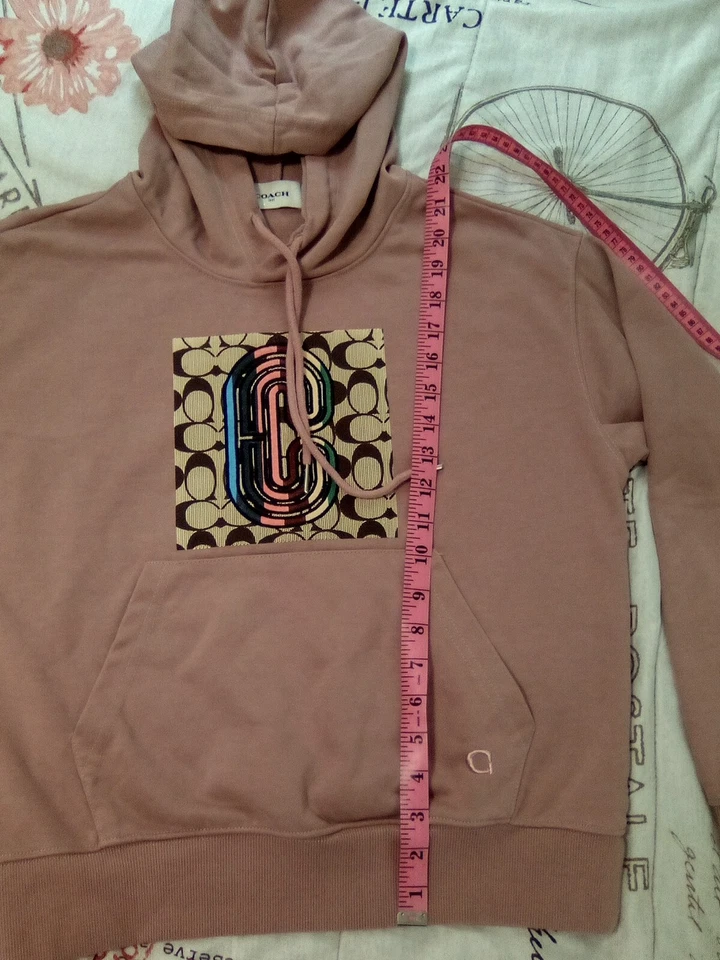 Sudadera con capucha Coach para mujer talla mediana edición limitada multicolor Foto 4 de 4