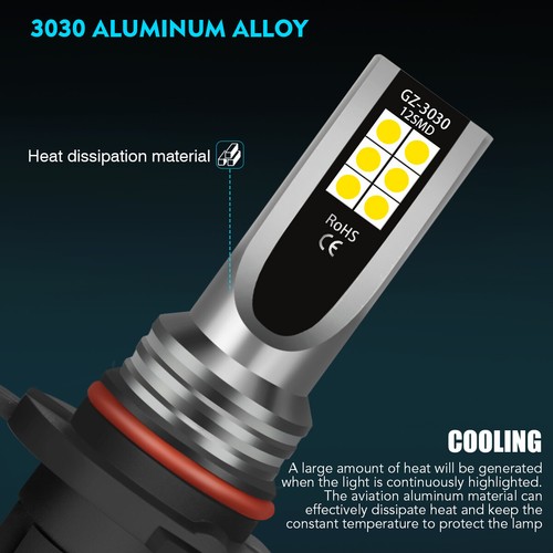 For Toyota 4Runner 2006-2009 LED Headlights High/Low +Fog Lights Bulbs 6pcs - 第 22/23 張圖片