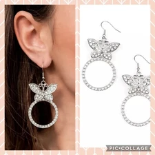 Paparazzi Jewelry ~🔥Paradise Found🔥~White Earrings 💥BNWTs