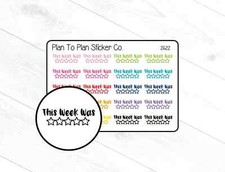 2622 This Week Planner Stickers.