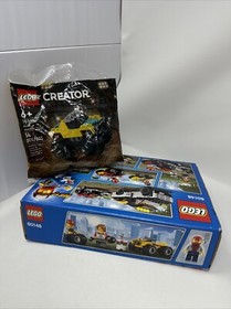 Lot Of 2 LEGO Sets:CITY ATV Race Team 60148,CREATOR Rock Monster Truck 30594-NEW