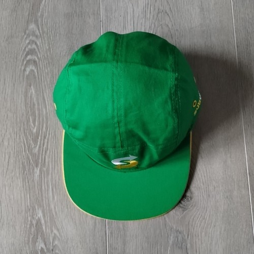Subway Employee Hat 5 Panel Snapback Cap Green Yellow Adjustable OSFA Workwear - Picture 3 of 12