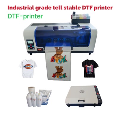 For T shirt,Sportswear,garments New /A3+ XP600 Single Head DTF Printer