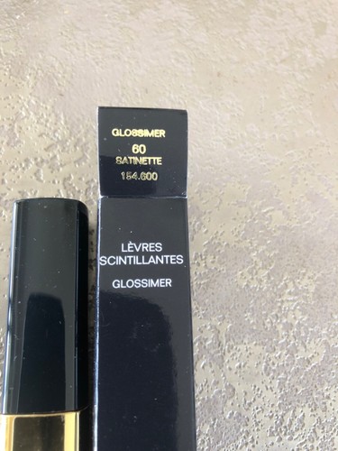 Chanel Levres Scintillantes Glossimer 60 SATINETTE BNIB FREE US S/H HTF - Picture 2 of 3