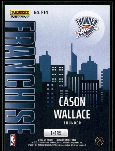 2023-24 Panini Instant Basketball NBA THE FRANCHISE 1/485 SP - Pick A Card - RC - Picture 29 of 61