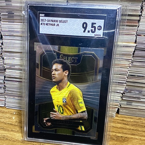 Neymar Jr Soccer 2017 Panini Select Brazil National Team Sgc 9.5 Mint Graded #70 - Picture 2 of 10
