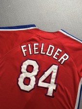Texas Rangers Jersey Mens L Red Prince Fielder MLB Baseball #84