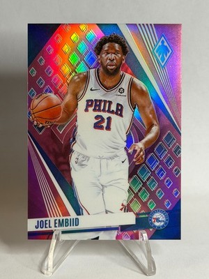 2023-24 Panini Phoenix Joel Embiid Pink Prizm /175 #201 - Philadelphia 76ers