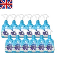 Effortless Shower Cleaning Spray - 12x750ml with Fresh Ocean Mist Scent 3.78 per litre