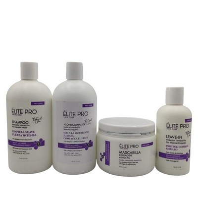NATURAL CHIC ELITE PRO HAIR CARE SET SHAMPOO CONDITIONER MASK LEAVE IN