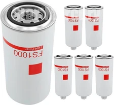 6PCS Fuel Water Separator Filter For Fleetguard FS1000 Cummins 3329289 P550105